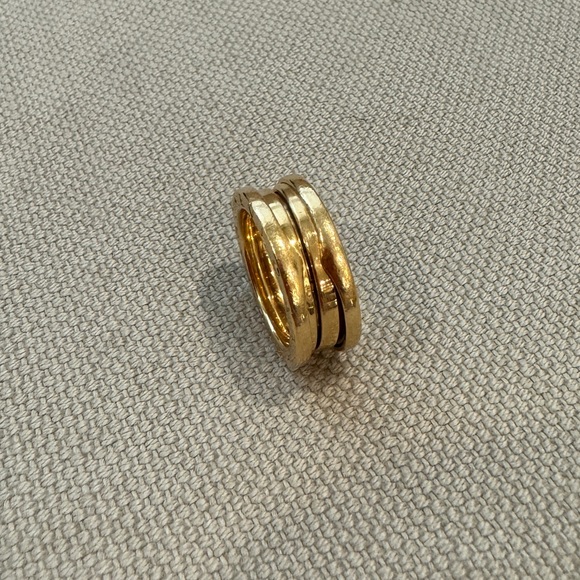 Vintage⭐️Bvlgari Bulgari⭐️B.Zero1 18KT Yellow Gold Ring - Picture 5 of 14